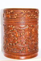 Finely Carved Chinese Bamboo Circular Lidded Pot (2 of 6) Finely Carved Chinese Bamboo Circular Lidded Pot (2 of 6)