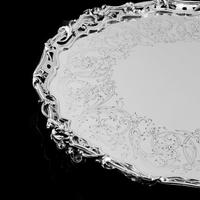 Exceptional Large Solid Sterling Silver Victorian Salver/tray/platter 47cm with Cast Border - Hunt & Roskell - Storr Mortimer & Hunt (6 of 29) Exceptional Large Solid Sterling Silver Victorian Salver/tray/platter 47cm with Cast Border - Hunt & Roskell - Storr Mortimer & Hunt (6 of 29)