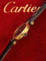 Cartier Vendome Quartz Wristwatch Black Face (2 of 3) Cartier Vendome Quartz Wristwatch Black Face (2 of 3)
