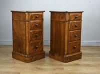 Stunning Pair of Burr Walnut Bedside Chests of Drawers (2 of 5) Stunning Pair of Burr Walnut Bedside Chests of Drawers (2 of 5)