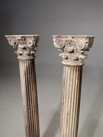 Good and Well Formed Pair of Late 18th Century Carved Italian Marble Columns (2 of 6) Good and Well Formed Pair of Late 18th Century Carved Italian Marble Columns (2 of 6)