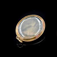 Antique Blue Enamel Opal and Diamond Star 15ct Gold Oval Locket Pendant (8 of 11) Antique Blue Enamel Opal and Diamond Star 15ct Gold Oval Locket Pendant (8 of 11)