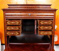Biedermeier Secretaire Bureau Danish 19th Century Flame Mahogany (16 of 19) Biedermeier Secretaire Bureau Danish 19th Century Flame Mahogany (16 of 19)