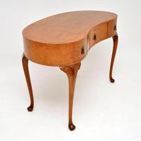 Antique Burr Walnut Kidney Shaped Desk or Dressing Table by Waring & Gillows (3 of 12) Antique Burr Walnut Kidney Shaped Desk or Dressing Table by Waring & Gillows (3 of 12)