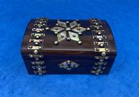Victorian Brassbound French Rosewood Trinket Box (10 of 11) Victorian Brassbound French Rosewood Trinket Box (10 of 11)
