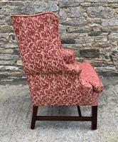 Victorian Mahogany Framed Wing Armchair (9 of 15) Victorian Mahogany Framed Wing Armchair (9 of 15)