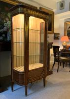 Exceptional 19th Century French Kingwood Parquetry Gilt Metal Vitrine Display Cabinet (5 of 17) Exceptional 19th Century French Kingwood Parquetry Gilt Metal Vitrine Display Cabinet (5 of 17)