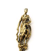 Victorian Silver Gilt Sugar Sifter Spoon 'diana The Huntress' Figure - Francis Higgins 1854 (20 of 23) Victorian Silver Gilt Sugar Sifter Spoon 'diana The Huntress' Figure - Francis Higgins 1854 (20 of 23)
