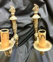 Pair of French Single Light Decorative Wall-lights (4 of 4) Pair of French Single Light Decorative Wall-lights (4 of 4)