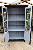 Fabulous Old Pine / Black Painted Glazed Cupboard / Display Cabinet - We Deliver! (9 of 12) Fabulous Old Pine / Black Painted Glazed Cupboard / Display Cabinet - We Deliver! (9 of 12)