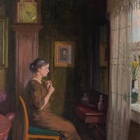 Robert Panitsch, Interior Scene with Pensive Woman (8 of 10) Robert Panitsch, Interior Scene with Pensive Woman (8 of 10)