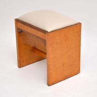 Art Deco Period Burr Maple & Walnut Stool (3 of 8) Art Deco Period Burr Maple & Walnut Stool (3 of 8)