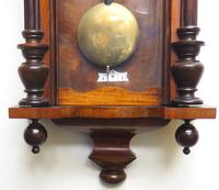 Great Antique German Twin Walnut 8-Day Mantel Clock Vienna Striking Wall Clock (7 of 11) Great Antique German Twin Walnut 8-Day Mantel Clock Vienna Striking Wall Clock (7 of 11)