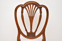 Set of 6 Antique Mahogany Sheraton Style Dining Chairs (6 of 9) Set of 6 Antique Mahogany Sheraton Style Dining Chairs (6 of 9)