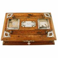 Victorian Oak Inkwell Stand (4 of 7) Victorian Oak Inkwell Stand (4 of 7)
