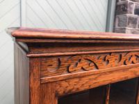 Antique Slim Glazed Oak Bookcase (10 of 11) Antique Slim Glazed Oak Bookcase (10 of 11)