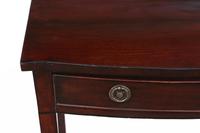 19th Century Mahogany Bow Front Writing Desk Dressing Table (6 of 6) 19th Century Mahogany Bow Front Writing Desk Dressing Table (6 of 6)