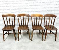 Set of 4 Antique Spindleback Windsor Kitchen Chairs (2 of 5) Set of 4 Antique Spindleback Windsor Kitchen Chairs (2 of 5)