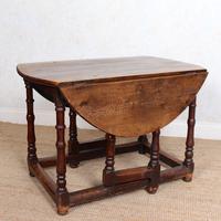 Oak Gateleg Dining Table 18th Century (10 of 12) Oak Gateleg Dining Table 18th Century (10 of 12)