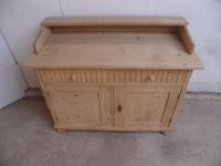 Art Deco Small Antique Pine 2 Door 2 Drawer Dresser Base to wax / paint (4 of 10) Art Deco Small Antique Pine 2 Door 2 Drawer Dresser Base to wax / paint (4 of 10)