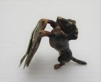 Austrian Cold Painted Bronze, Dachshund with Newspaper, early C20th (7 of 7) Austrian Cold Painted Bronze, Dachshund with Newspaper, early C20th (7 of 7)
