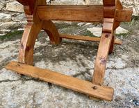 Antique Swedish Pine X-frame Trestle Table (10 of 21) Antique Swedish Pine X-frame Trestle Table (10 of 21)