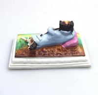 Unusual & Rare Paris Porcelain Novelty Humorous Dog Desk Weight 19th Century (4 of 5) Unusual & Rare Paris Porcelain Novelty Humorous Dog Desk Weight 19th Century (4 of 5)