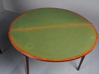 Matched Pair of George III Inlaid Mahogany Demi Lune Tables (18 of 19) Matched Pair of George III Inlaid Mahogany Demi Lune Tables (18 of 19)