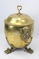 Large Victorian Brass Coal Bucket by William Soutter & Sons