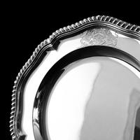 Antique Solid Silver Dish with Coat of Arms for Michael Bass, 1st Baron Burton - Garrard 1888 (16 of 21) Antique Solid Silver Dish with Coat of Arms for Michael Bass, 1st Baron Burton - Garrard 1888 (16 of 21)