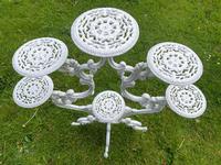 Victorian 19th Century Garden Cast Iron Painted White 6 Branch Plant Stand (9 of 47) Victorian 19th Century Garden Cast Iron Painted White 6 Branch Plant Stand (9 of 47)
