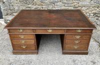 Huge Antique Victorian Oak Partners Desk (3 of 24) Huge Antique Victorian Oak Partners Desk (3 of 24)