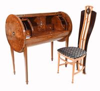 Art Deco Roll Top Desk & Chair Set 1920s (4 of 16) Art Deco Roll Top Desk & Chair Set 1920s (4 of 16)