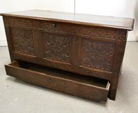 Large Carved Oak Mule Chest, Marriage Chest (10 of 10) Large Carved Oak Mule Chest, Marriage Chest (10 of 10)