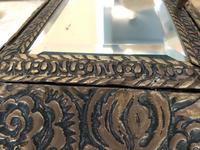 Antique Repousse Detail Cushion Mirror (9 of 10) Antique Repousse Detail Cushion Mirror (9 of 10)