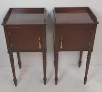Pair of 20th Century Mahogany Bedside Tables (3 of 3) Pair of 20th Century Mahogany Bedside Tables (3 of 3)