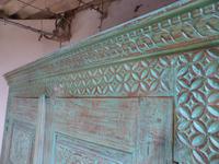 Handmade Indian Mango & Teak Large Painted Green 2 Door Storage Cupboard (6 of 12) Handmade Indian Mango & Teak Large Painted Green 2 Door Storage Cupboard (6 of 12)