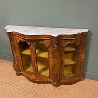 Spectacular Burr Walnut Serpentine Antique Credenza (5 of 7) Spectacular Burr Walnut Serpentine Antique Credenza (5 of 7)