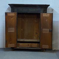 Early 1800's Painted Pine Marriage Armoire (2 of 7) Early 1800's Painted Pine Marriage Armoire (2 of 7)