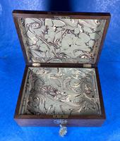 Victorian Walnut Jewellery Box with Inlay (15 of 15) Victorian Walnut Jewellery Box with Inlay (15 of 15)