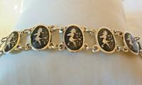 Vintage Sterling Silver Enamel Bracelet 1960s Goddess of Love 7" Length 9.1 Grams (6 of 12) Vintage Sterling Silver Enamel Bracelet 1960s Goddess of Love 7" Length 9.1 Grams (6 of 12)
