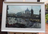 Large Oil on Board The Thames Listed Artist Sheila Appleton (7 of 12) Large Oil on Board The Thames Listed Artist Sheila Appleton (7 of 12)