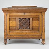 Antique 19th Century Fine Quality Large Storage Box in Oak