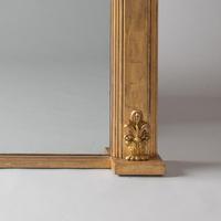 Large English Victorian Gilt Square Overmantle Mirror (5 of 6) Large English Victorian Gilt Square Overmantle Mirror (5 of 6)