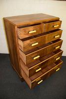 Lovely Walnut Art Deco Chest of Drawers (9 of 11) Lovely Walnut Art Deco Chest of Drawers (9 of 11)