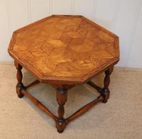 Small Oak Parquetry Top Table (4 of 10) Small Oak Parquetry Top Table (4 of 10)