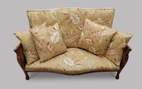 Mid Century Bergere Sofa Recovered (2 of 4) Mid Century Bergere Sofa Recovered (2 of 4)