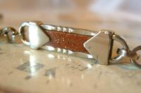 Antique Pocket Watch Chain 1930s Art Deco Silver Chrome & Goldstone Fancy Albert (6 of 10) Antique Pocket Watch Chain 1930s Art Deco Silver Chrome & Goldstone Fancy Albert (6 of 10)