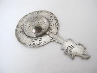 Dutch provincial silver tea strainer with sailing ship maker NL 1935 (6 of 8) Dutch provincial silver tea strainer with sailing ship maker NL 1935 (6 of 8)