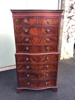 Quality Mahogany Serpentine Chest on Chest (10 of 11) Quality Mahogany Serpentine Chest on Chest (10 of 11)